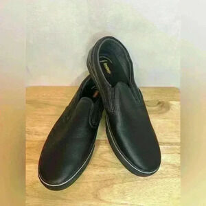 Tredsafe Black Slip Resistant Slip-On Shoes Anti-Fatigue Mens sz 10 Womens sz 11